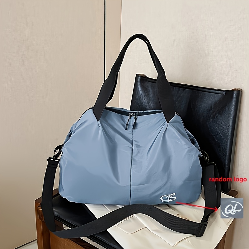 TEMU Bag Women's Large Capacity Fitness Bag Dry Wet Small Lightweight Handheld Travel Luggage Tote Bag