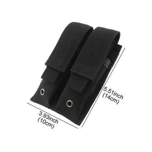 magnetic closure pouch durable nylon ideal for flashlights magazines hunting fishing