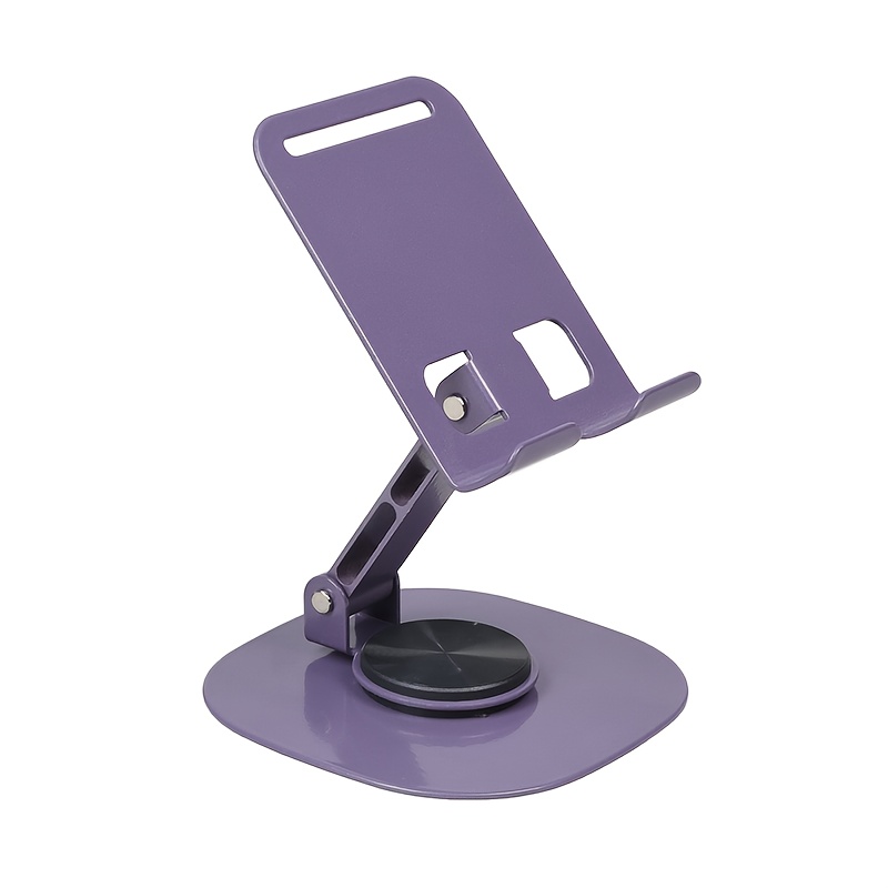 360 Degree Rotating Metal Mobile Phone Holder - Compact And Portable, Foldable Desktop Holder, Suitable For All Smartphones And Tablets, Accessory