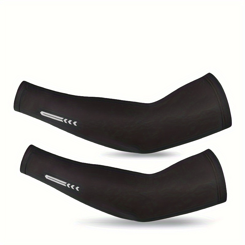 E-shop 2er-Pack Sport Armbrücken, Druck-Ellbogenschützer, warme und atmungsaktive Ärmel, geeignet für Basketball, Fußball, Laufen, Fitness, Radfahren,