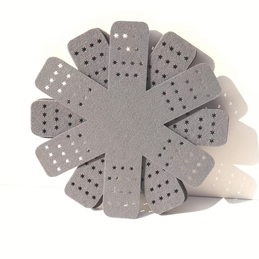 6pcs Hexagonal Felt Heat Insulation Pads, For Organizing And Stacking Kitchenware Such As Pots, Bowls, And Plates At Home
