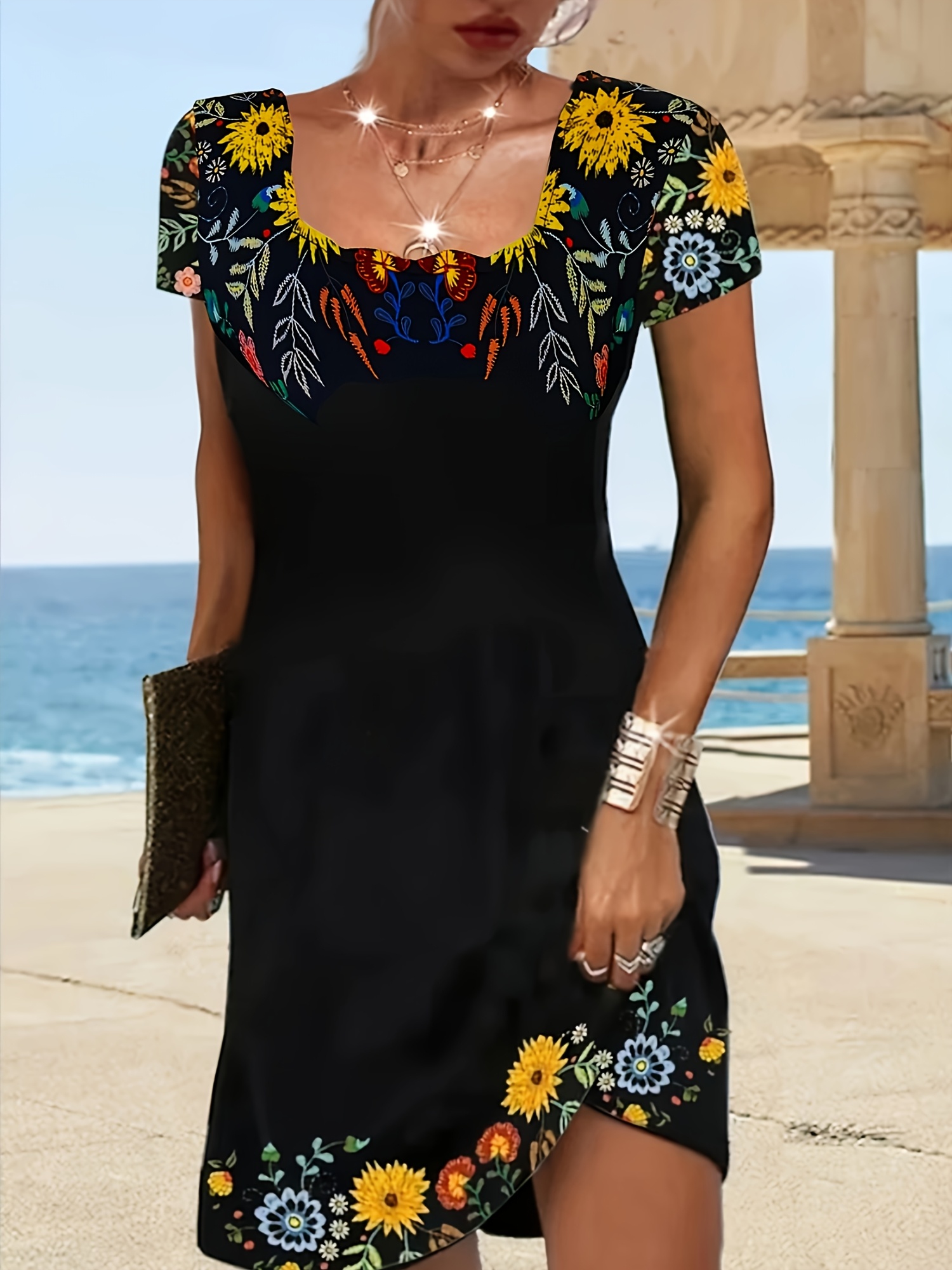 mexican dress for women sold on Temu United States