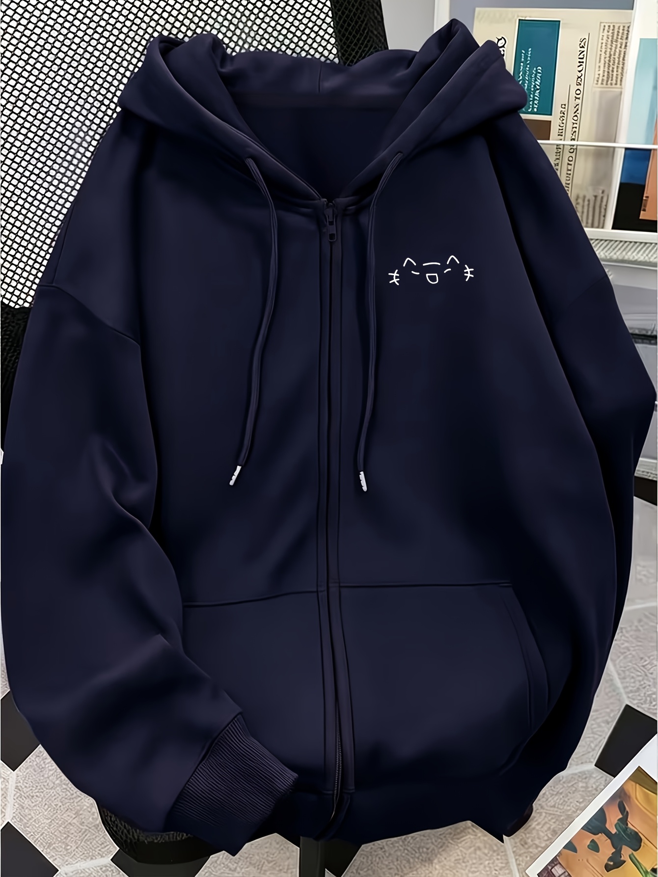 Women's Fleece Lined Hooded Zip-Up Sweatshirt Jacket