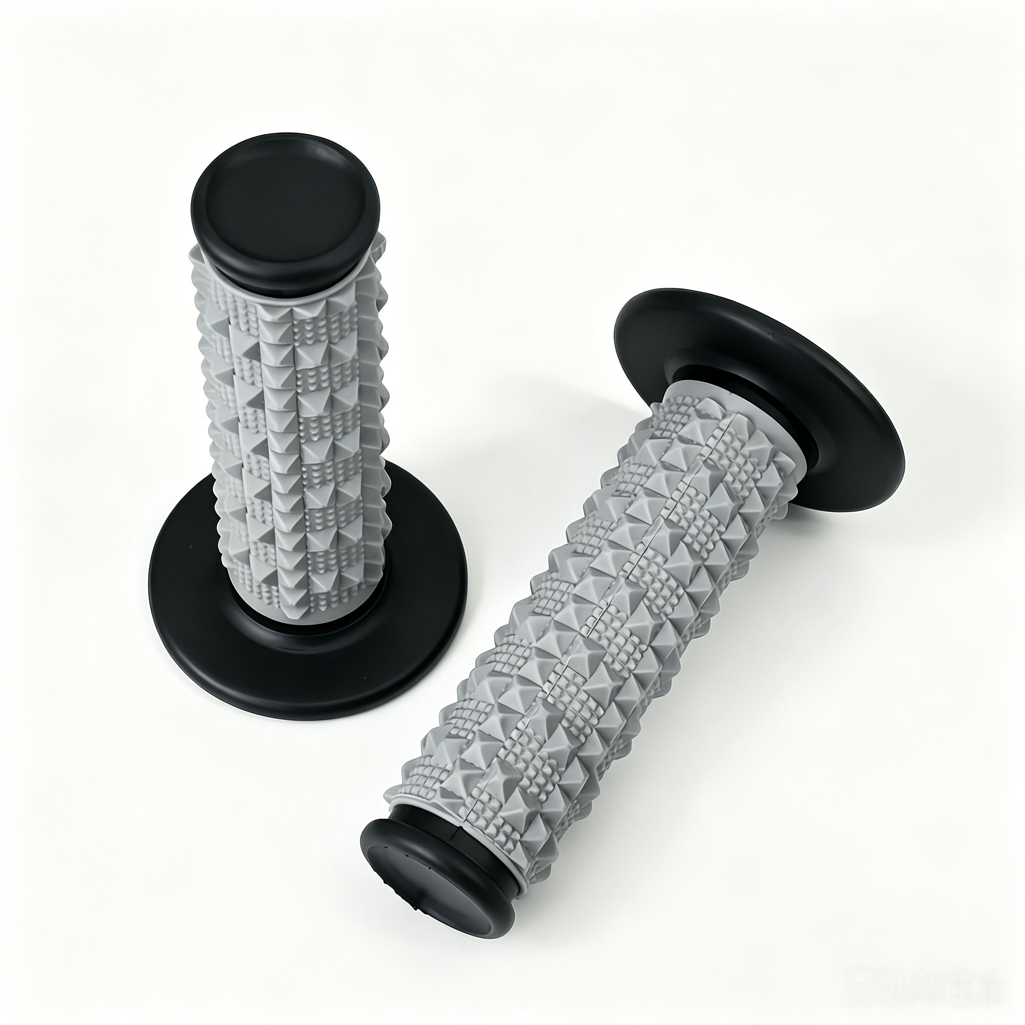 TEMU Non-slip Textured Rubber Handlebar Grips Universal 22mm/24mm For Dirt Bike Atv Pit Bike Motorcycle Hand Grips