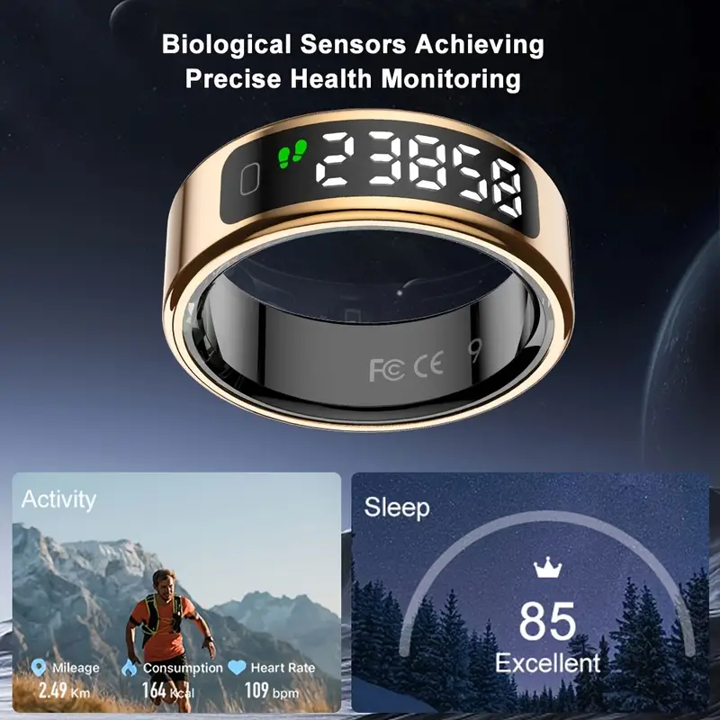 youthdemon smart ring with lightweight design and ideal for and other occasions with sports a great gift for Product details 0