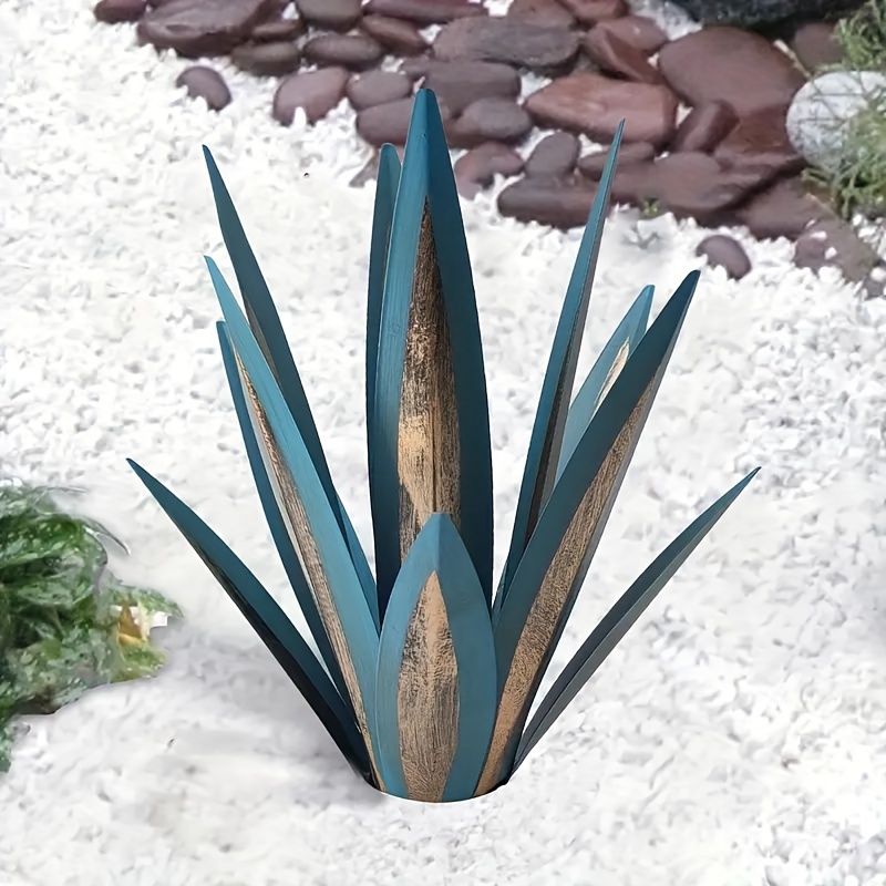 set 3 colorful handcrafted metal agave rustic tequila garden - Temu