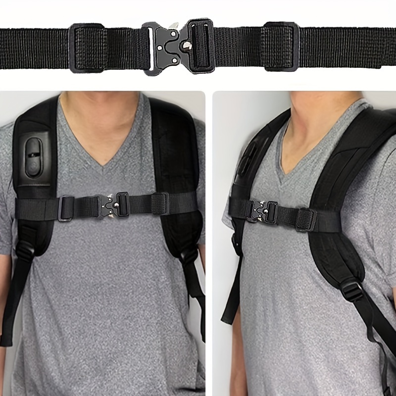 

Adjustable Backpack Chest Strap Release - Universal Fit Polyester Anti-slip Shoulder Strap Support For And