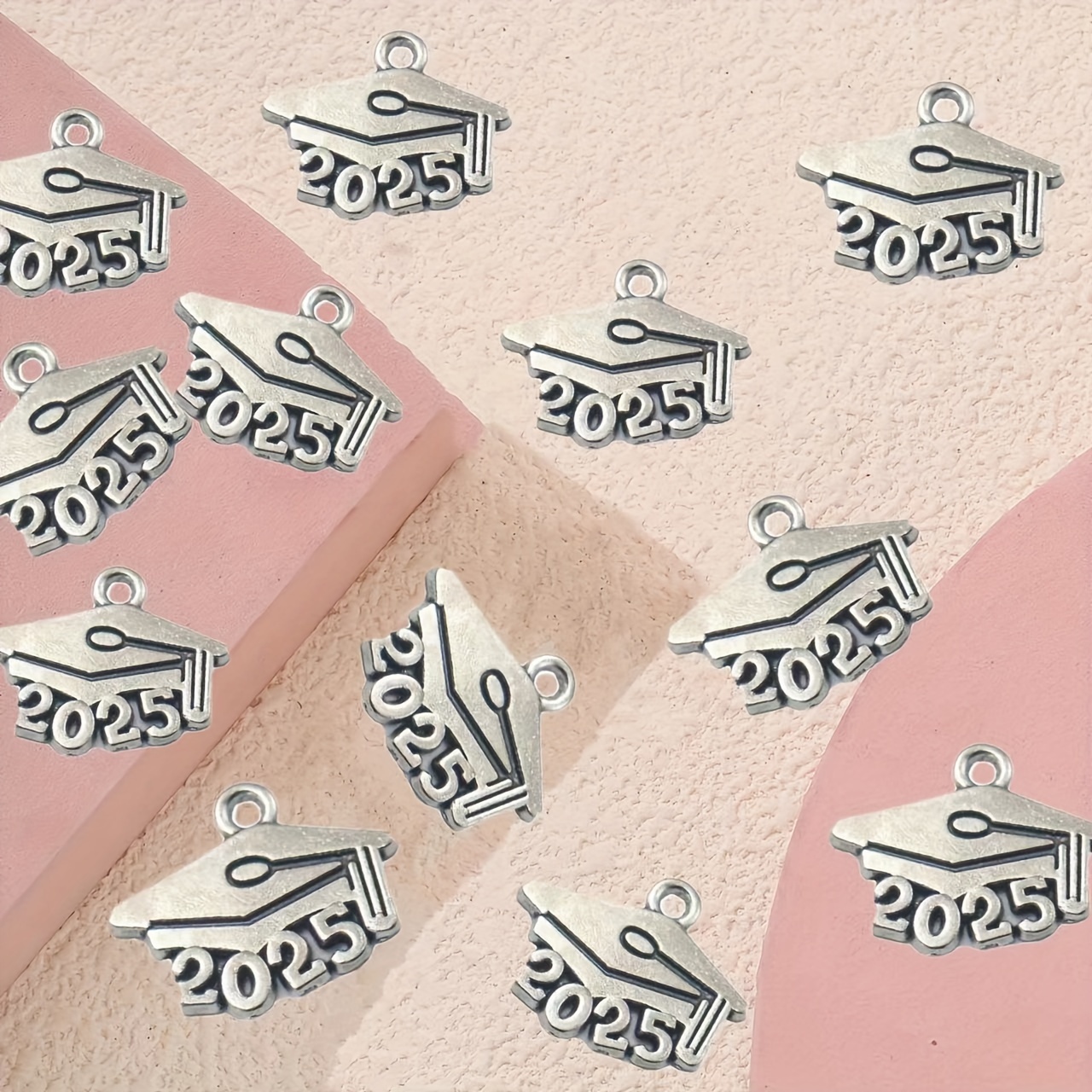 2025 Graduation Cap Charms Zinc Alloy No Enamel Perfect Diy Temu