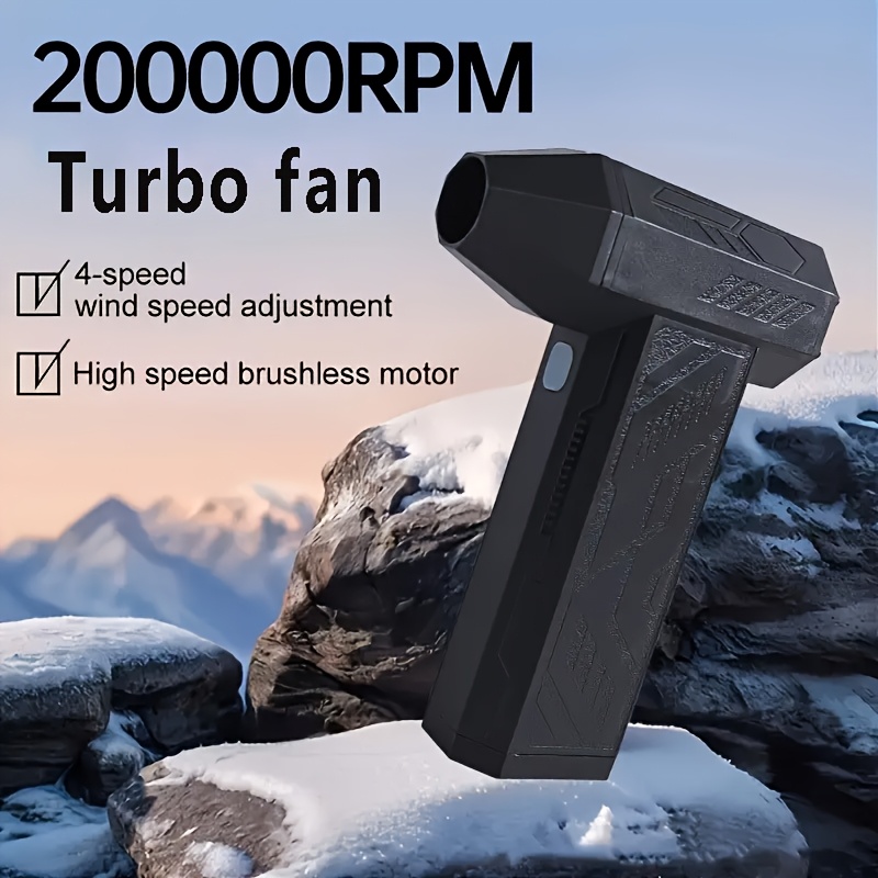 Turbo Jet Blower 800W Kabellos - 35000 U/min Autotrockner Für Garten & Laub