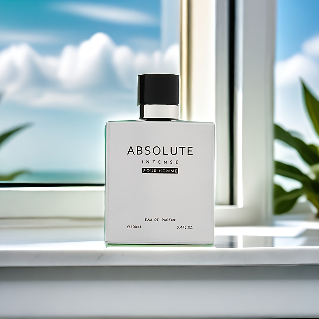Absolute Intense Men'S Perfume 100ml Eau De Toilette High Quality Men'S Perfume Long-lasting Light Fragrance Ebony Agarwood Woody Fragrance Cologne Holiday Daily Gift - Image 3
