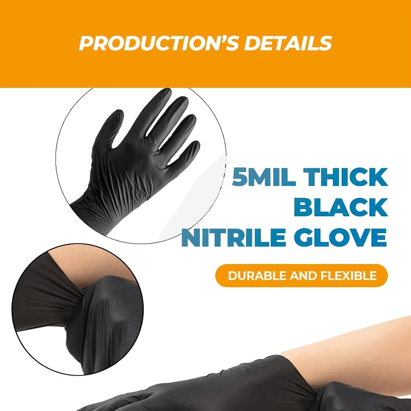 100pcs Heavy Duty Disposable Gloves for Cleaning
