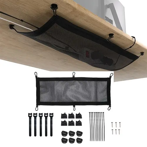 Computer Box Wire Mesh desk cable management sold on Temu United States