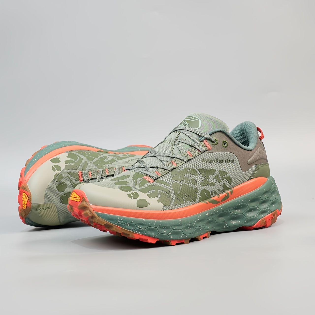 [Sneakers] Men'S Outdoor Shoes Men'S Shoes Lightweight Comfortable Shock Absorption Trail Running Shoes Anti Slip Casual Shoes Fashion Versatile Sports Running Shoes