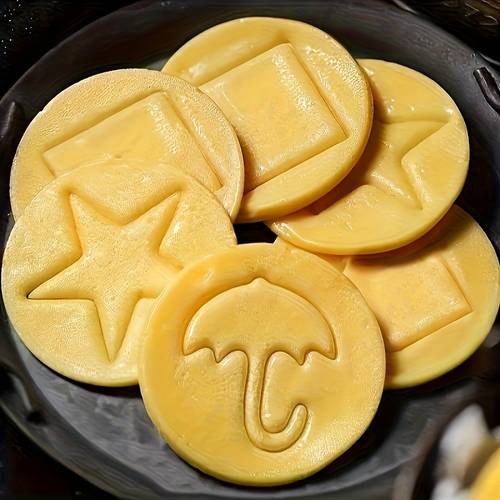 4pcs of stainless steel cookie mold game umbrella star round cookie mold graphic making mold kitchen baking
