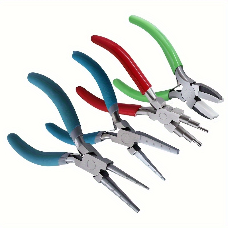 Pinze Per Gioielli Multifunzionali In Ferro - Set Pinze Professionali Per DIY, Creazione Gioielli, Orologi, Lavori Di Precisione