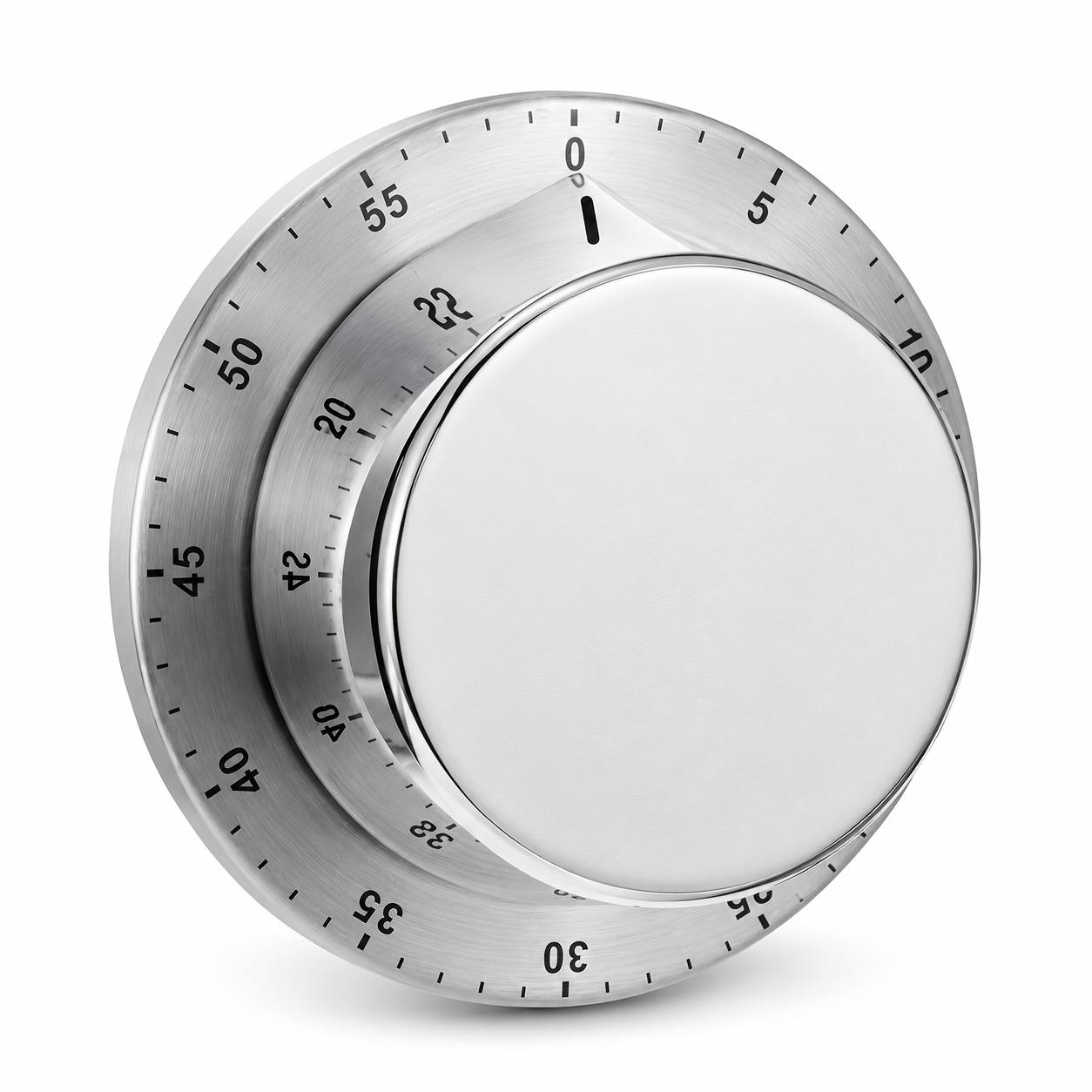 TEMU Magnetic Kitchen Timer, Stainless Steel Mechanical 60-minute Countdown Timer With Loud Alarm, Easy-to-rotate Dial Cooking Timer, Suitable For