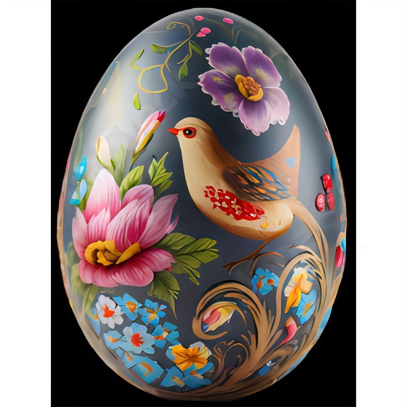 DIY Diamond Painting Table Ornament Easter Bunny Eggs Rhinestone Embroidery  Mosaic Home Desk Decor Handmade Easter Holiday Gift