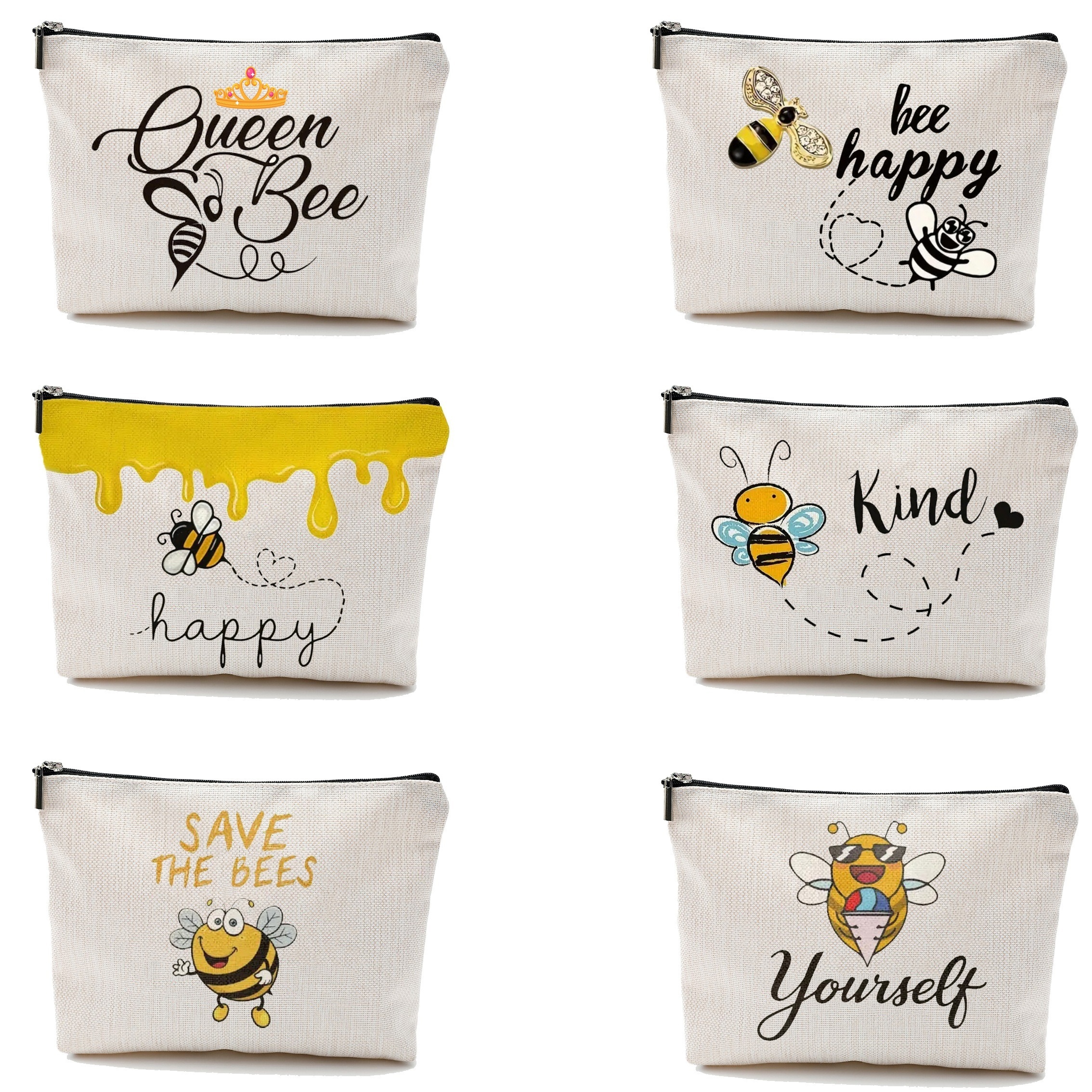 

-themed Makeup Bag - Waterproof Polyester, Scent-free Cosmetic Pouch For Women - Ideal Birthday Gift For Mom, Friends, Sisters