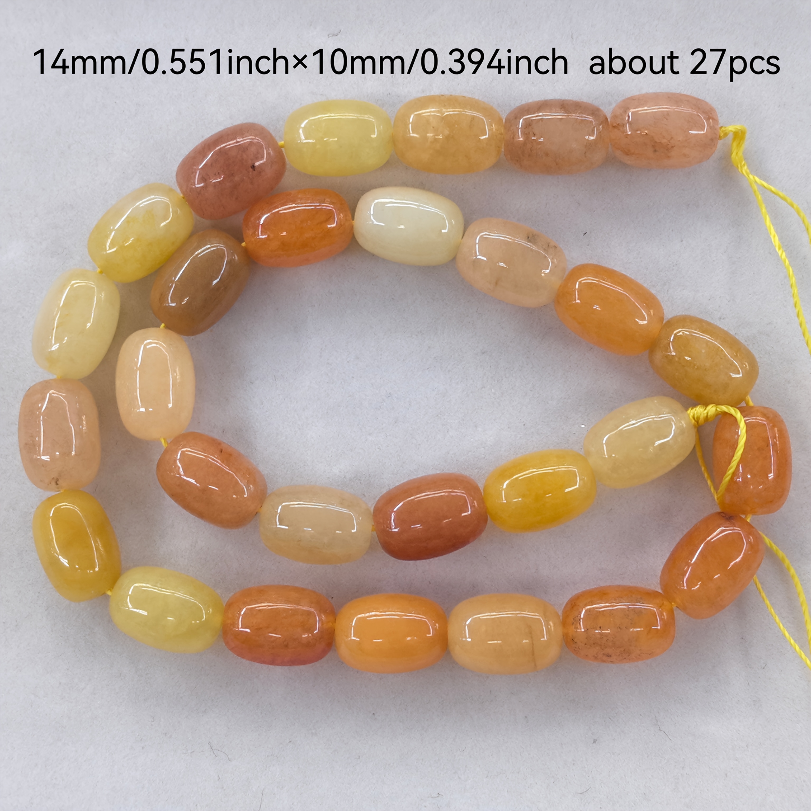 E-shop 14 mm x 10 mm Tri-Color Fass Perlen Lose Perlen Handgefertigte Kleidung Schmuck