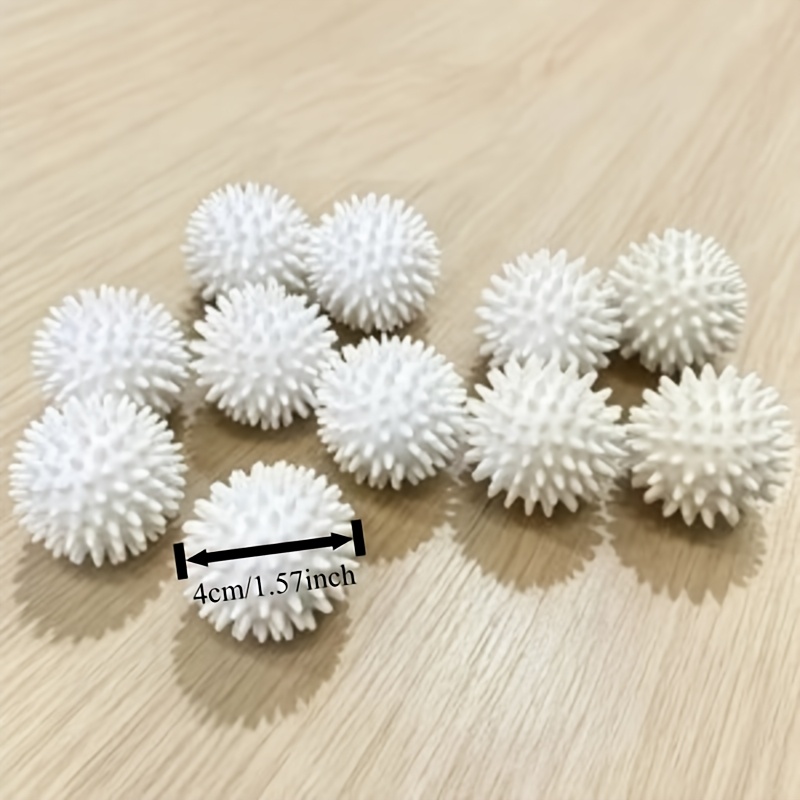TEMU White Spiked Laundry Ball, Anti- Laundry Stain Removal Ball, Washing And Care Ball, Washing Machine Anti-snag Laundry Care And Cleaning Ball