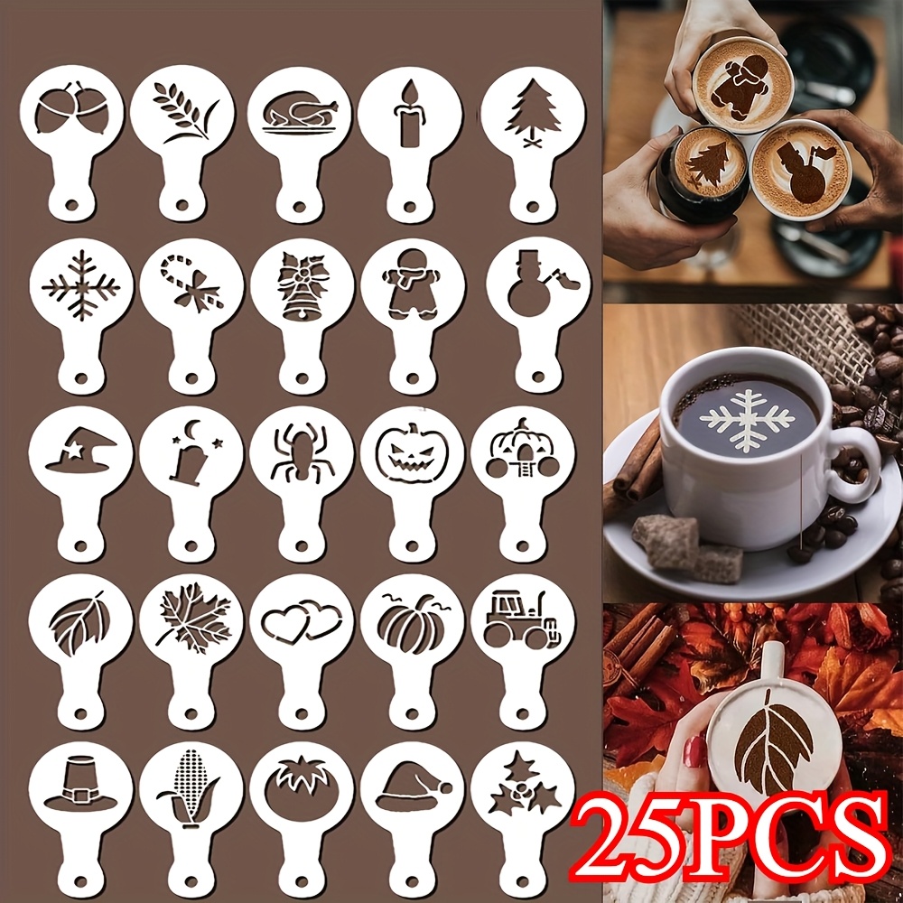 

25pcs Set - Reusable & For Diy Foam, , And Decorating - For Halloween & Christmas Cookies