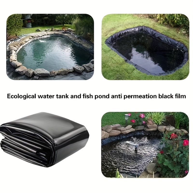 

1 Pack, Durable Hdpe , 200x300cm/78.74*118.11in, Anti-seepage Black Film For Garden Ponds, Fish Ponds, Ecological Water Tanks, Outdoor Water Features