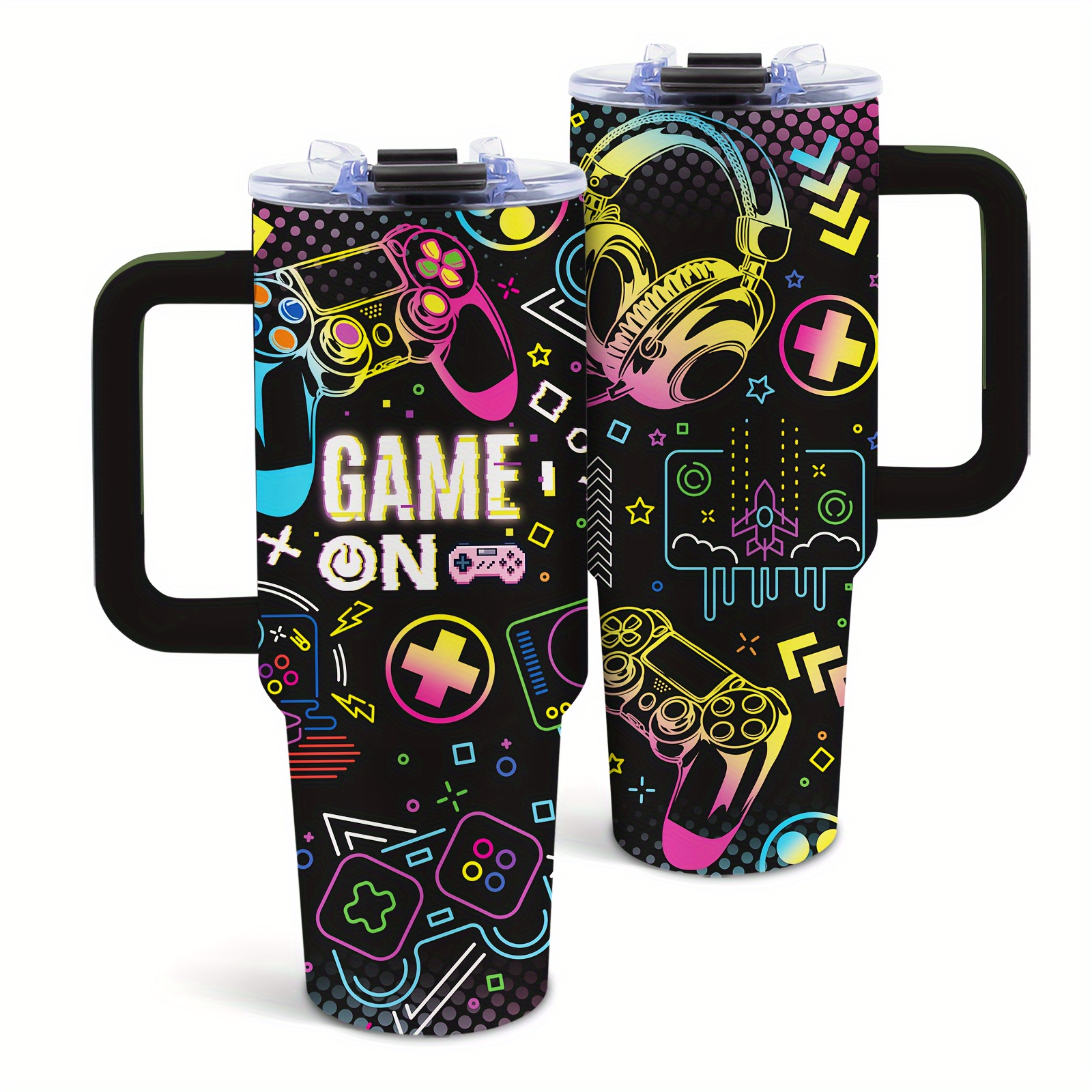 

1pc For Men Boys, Gamer Gifts For Men, 40oz Gamer Cup, Gaming Mugs, Gaming Gamepad Presents For Son Boyfriend, Christmas Birthday Gifts For Men