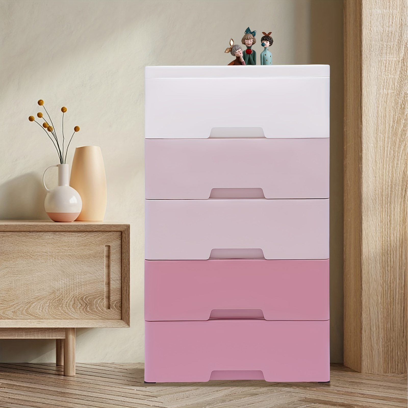 

Cupboard 5layer Cloth Storage Drawers Storage Cabinet Small Closet Organizer Set