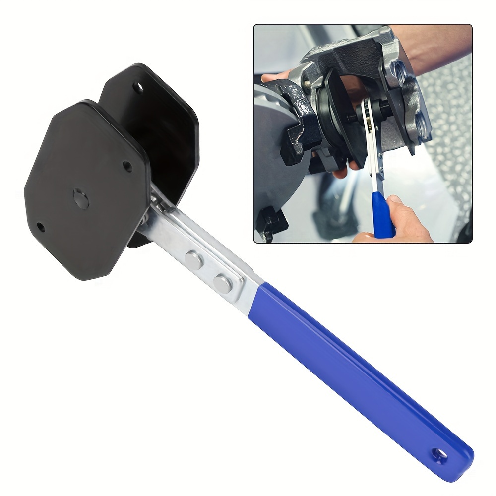 

Versatile Brake Caliper Piston Wrench - Durable Carbon Steel, Easy-to-use For Single, Twin & Quad Pistons, Ideal For Diy & Professional Use