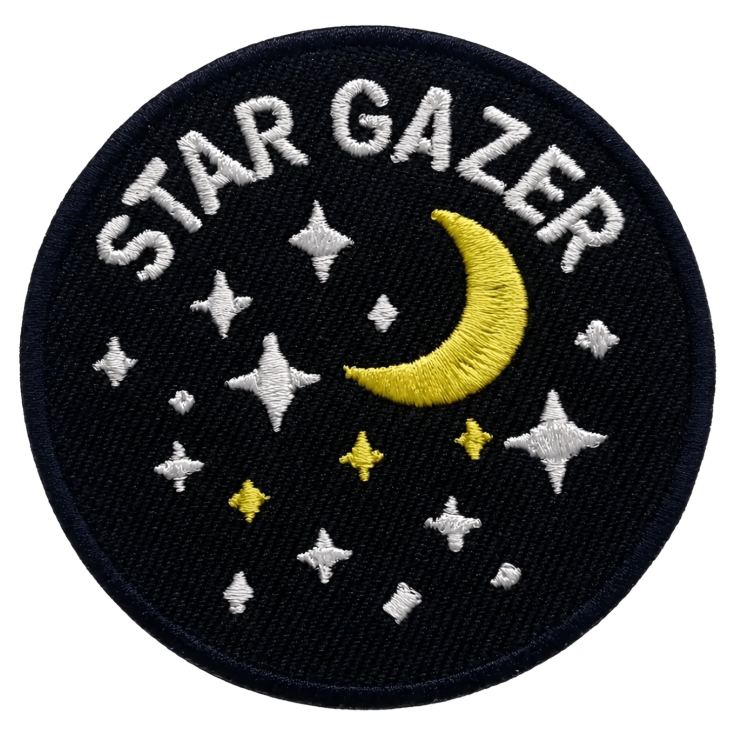 TEMU Patch Star /Patch Thermocollant/Insigne de /Camping/Patches pour Enfants/Cadeau d'Astronomie/Applique à Coudre pour Vêtements Veste Chapeaux Sac
