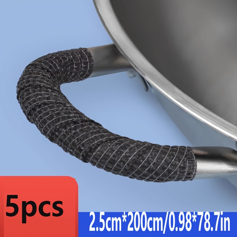 Temu – TEMU 5 Rolls Of Heat-resistant Winding Tape, Suitable For High Temperatures, Designed For Use With Stoves And Steamers