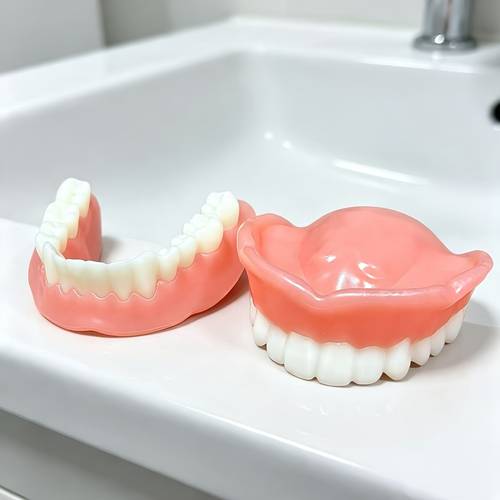 photo de l'article prothèses dentaires supérieures et inférieures réglables - restaurations souples avec ajustement invisible à haute élasticité, confortables pour un port , adaptées à divers types
