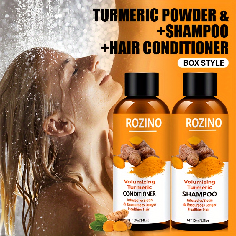 "allhair Formula" Turmeric Hair Care Set Moisturizing Shampoo