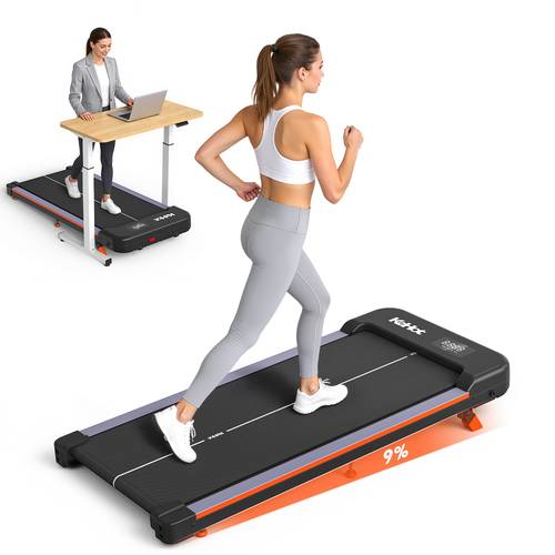 home office walking pad ultra thin foldable electric walking pad adjustable speed incline with remote control without battery
