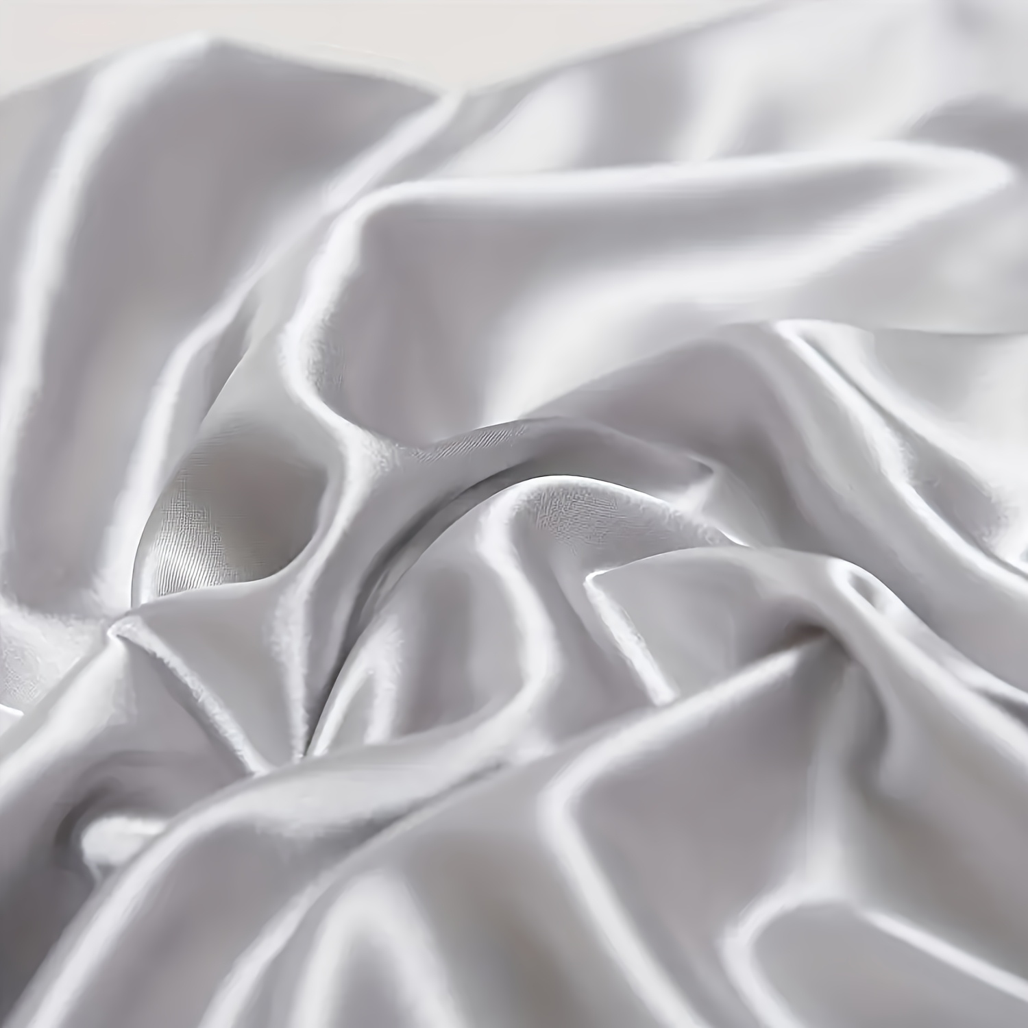Set of 4 Luxurious Satin Pillowcases: Gentle on Skin, Breathable, And Includes Hair Ties - Ideal for Hair And Skin Maintenance in Solid Colors, Comes with Hair Rings, Great Gift Idea