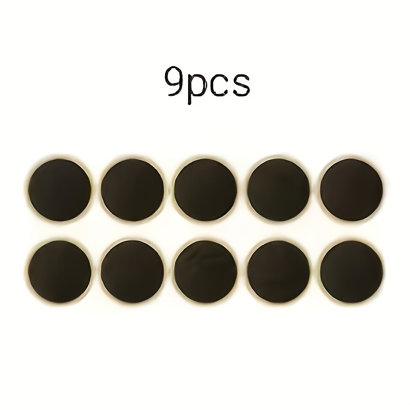 TEMU 9 Parches y 1 (Regalo ) Parche Rápido para Neumáticos de Bicicleta - No Requiere Pegamento, Protección Duradera para Bicicletas de Montaña y