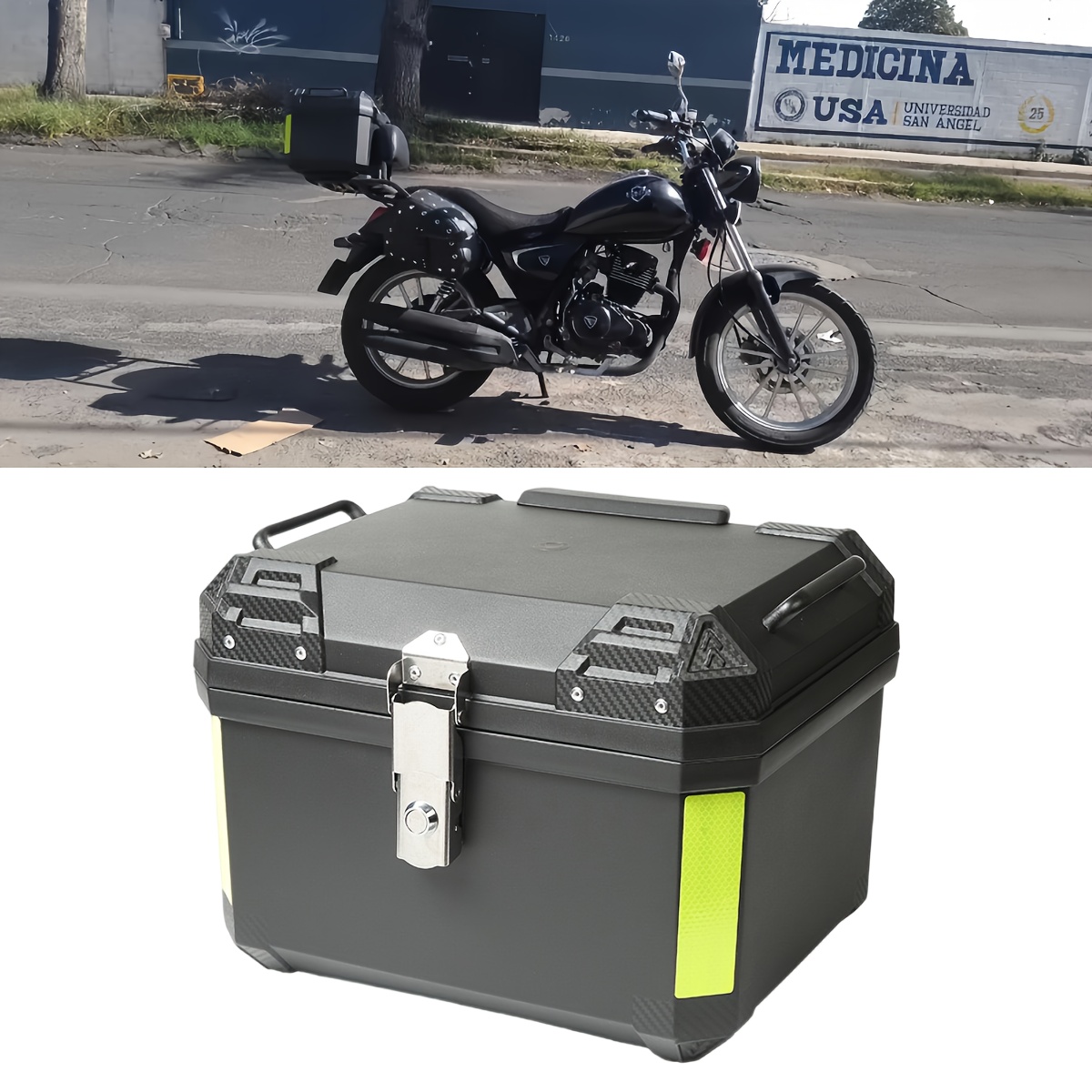 juego maletas motocicleta gran capacidad 45l accesorios Temu