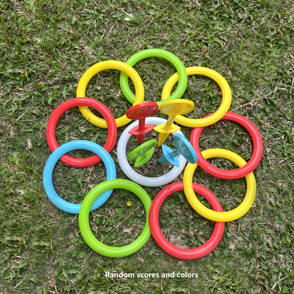 14pcs/set, Random Color Team Equipment, More Rings , Suitable For Beach, Snow, And Lawn Use