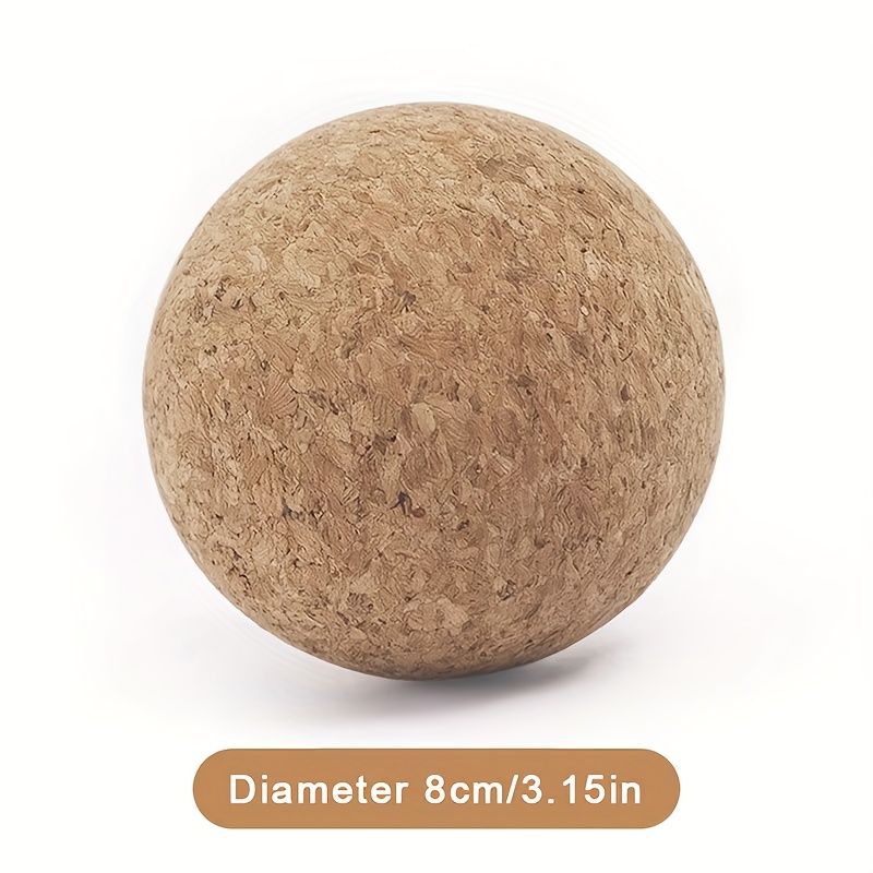 1 Cork Yoga Ball, Fascia Ball, Massage Ball
