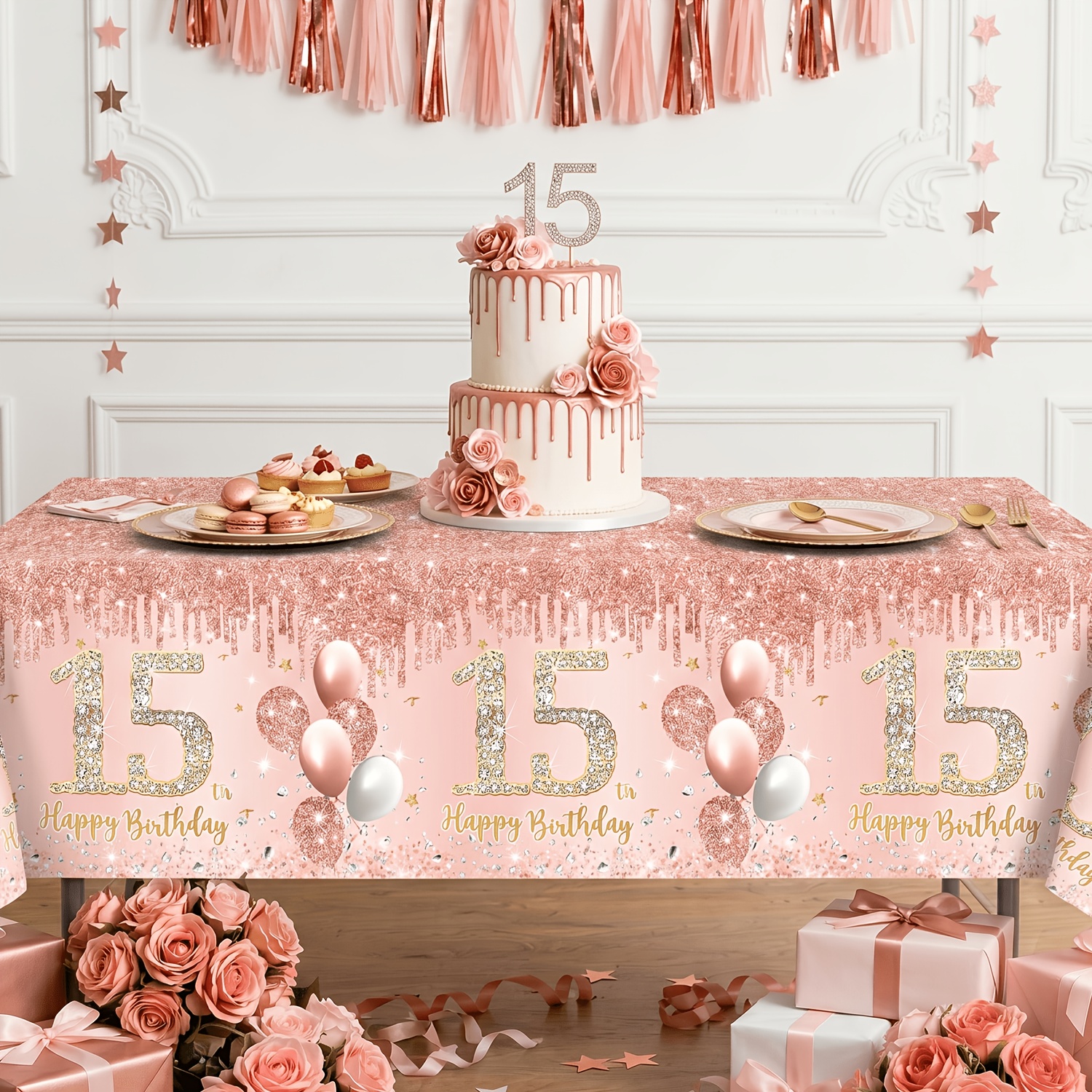 birthday party decoration 2pcs   birthday party tablecloth pink   supplies suitable for   room outdoor party table decoration   birthday party supplies birthday party supplies