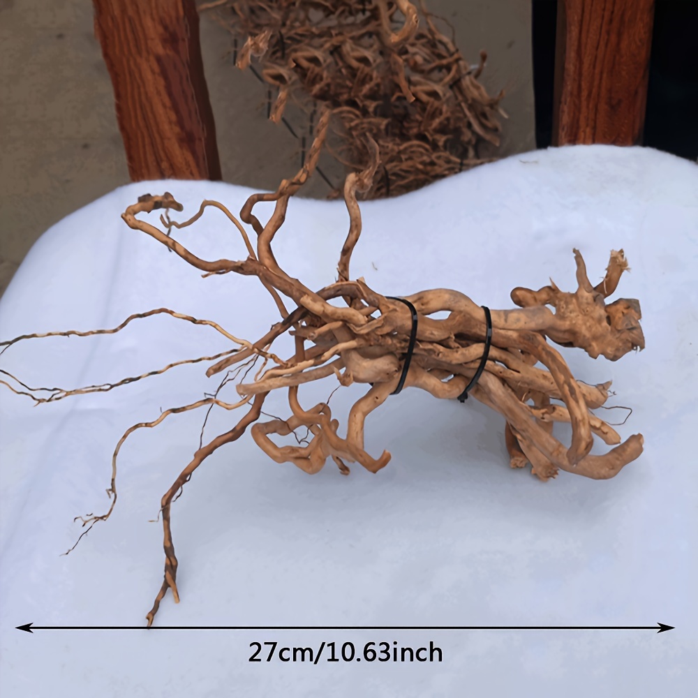 TEMU Natural Driftwood Bundle For Aquariums - Assorted Sizes, Fish Decorative Wood