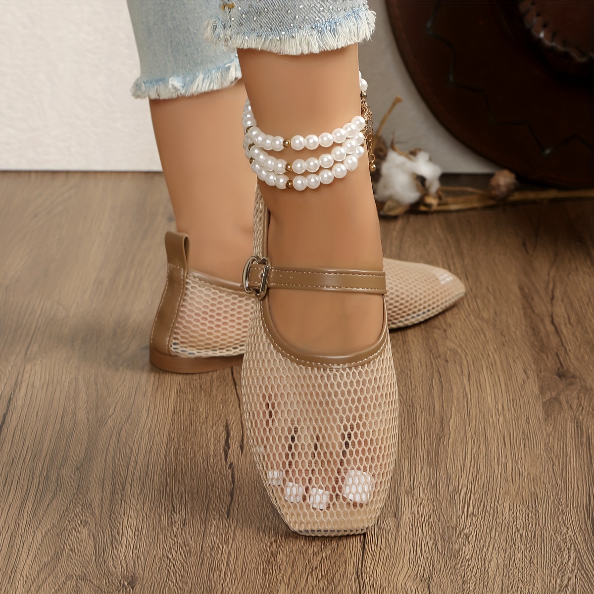 TEMU Sabots plats décontractés pour femme, Chaussures pour femme élégantes, Chaussures de femme chics
