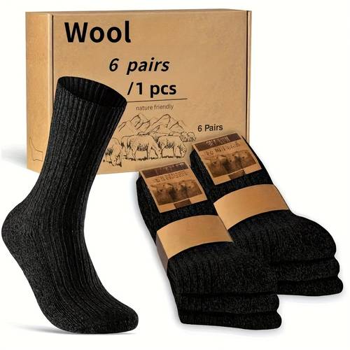 6 pairs 1 pair solid black socks womens fall winter solid calf socks easy comfortable socks