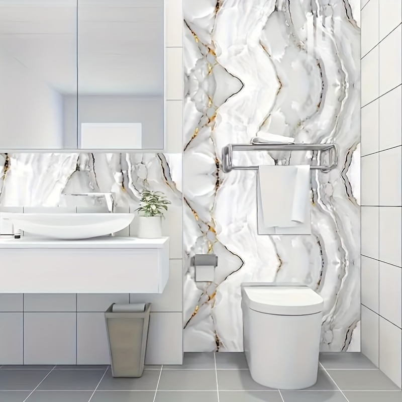 1set 16pcs flower tile stickers home renovation bathroom kitchen cabinet decoration transformation self adhesive wall stickers details 3