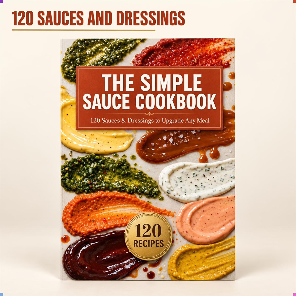 TEMU The Simple Sauce Cookbook: 120 Sauces And Dressings To Upgrade Any Meal