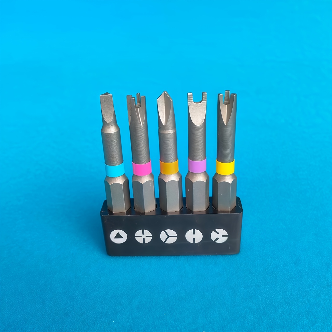 TEMU 1 Set Of 5pcs Special Shaped Screwdriver Set: U-shaped, Y-shaped, Triangle, Popular Screwdriver Bits. Screwdriver Set With 50mm U-shaped,