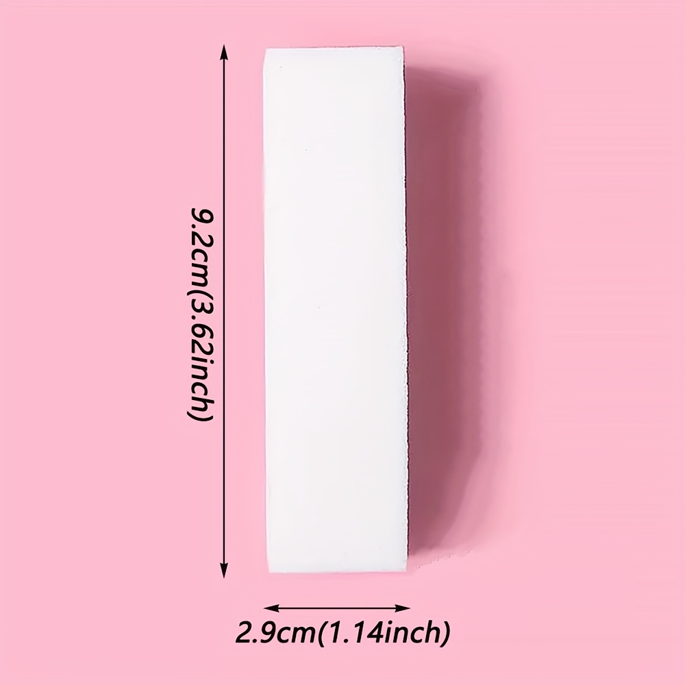 10pcs Square Soft Sponge Rectangular Nail Files