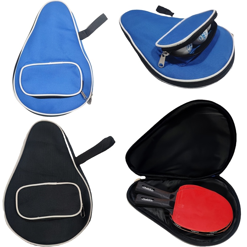 

1pc Table Tennis Racket Set Bag/bag, Can Hold 2 Table Tennis Rackets And 3 Table Tennis Balls, Zipper And Carrying Strap Design, For Storage And Carrying, Good Table Tennis Racket Set Bag