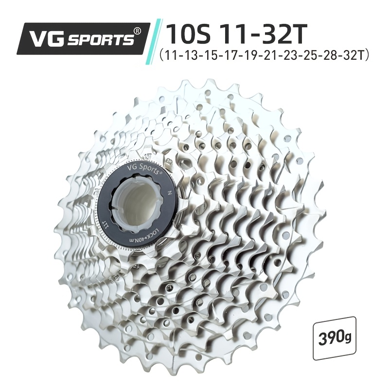 Image of Vg Sports Road Bike Cassette Freewheel - 8/9/10/11 Speed, 11-25t/28t/32t/34t/36t Cassette For Smooth Riding Experience Fit Hg