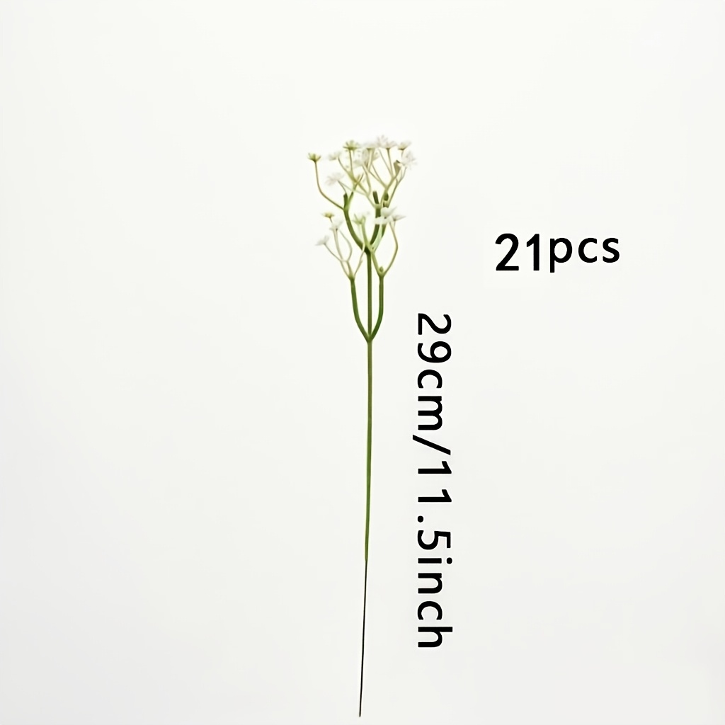 TEMU 21 Mazzi da 600 Fiori Artificiali di Gipsofila Gamma, Bouquet di Fiori Finti di Gipsofila , per Decorazioni di Matrimoni e Compleanni, Stile per